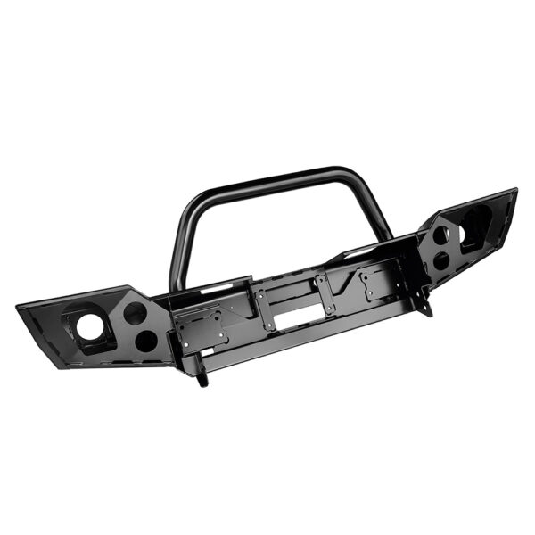 Defensa delantera con protección, base para winch y luces para Jeep Wrangler JK 2006+